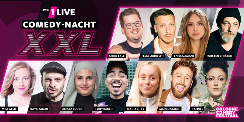 Fünf Arena-Shows in 2024: Die 1LIVE COMEDY-NACHT XXL - Foto: presseportal.de