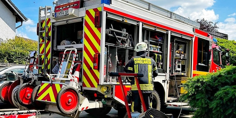 FW Dinslaken: Kellerbrand in Hiesfeld - Foto: presseportal.de