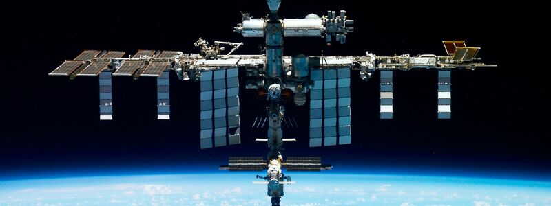 Die Internationale Raumstation ISS - Foto: -/Roscosmos State Space Corporation via AP/dpa