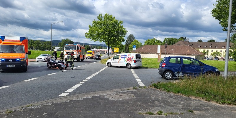 POL-HI: Verkehrsunfall mit schwer verletztem Motorradfahrer - Foto: presseportal.de