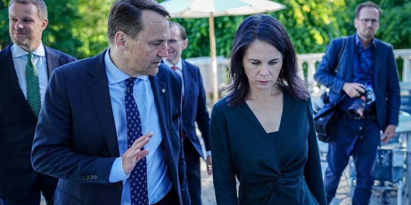 Bundesaußenministerin Annalena Baerbock beim Treffen der Außenministerinnen und Außenminister des Ostseerats. - Foto: Kay Nietfeld/dpa