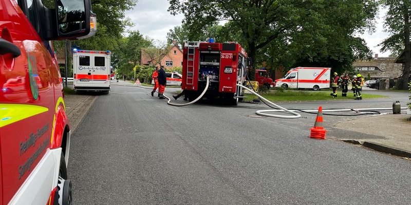 FW-ROW: Gasofen gerät in Wohnung in Brand - Foto: presseportal.de