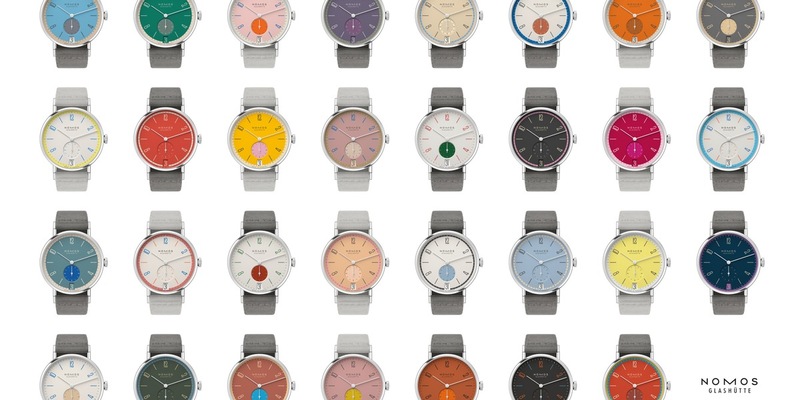 Limited Edition, unlimited choice / Der Luxus der Wahl: 31 farbige Modelle der ikonischen NOMOS-Uhr Tangente sind ab sofort im Fachhandel erhältlich / Weltweit jeweils nur 175 Mal - Foto: presseportal.de