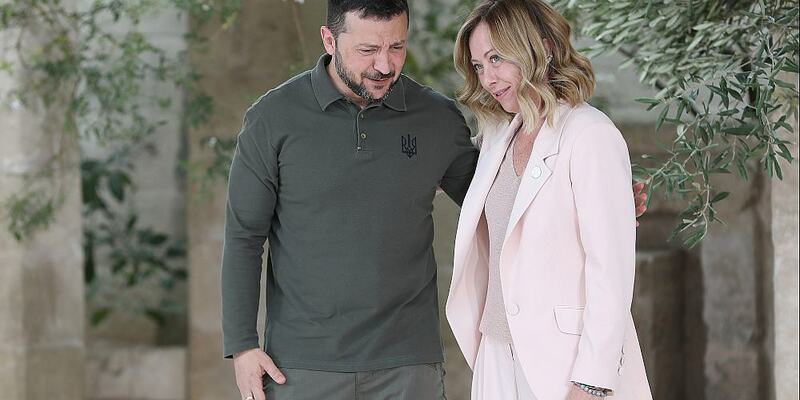 Wolodymyr Selenskyj und Giorgia Meloni beim G7-Gipfel im Juni 2024 - Foto: über dts Nachrichtenagentur