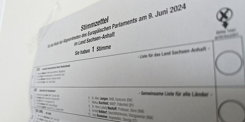 Stimmzettel zur Europawahl 2024 (Archiv) - Foto: über dts Nachrichtenagentur