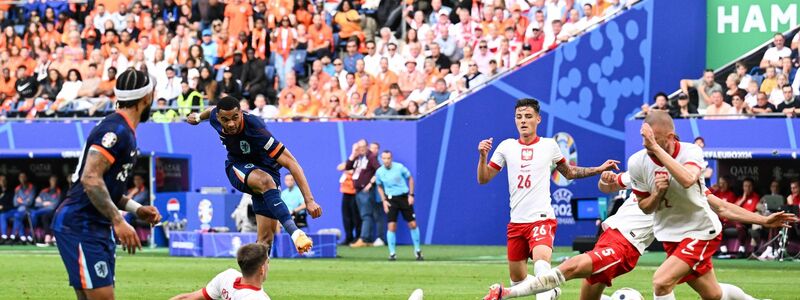 Nur 13 Minuten nach dem Rückstand konnte Cody Gakpo für die Niederlande zum 1:1 ausgleichen. - Foto: Sina Schuldt/dpa
