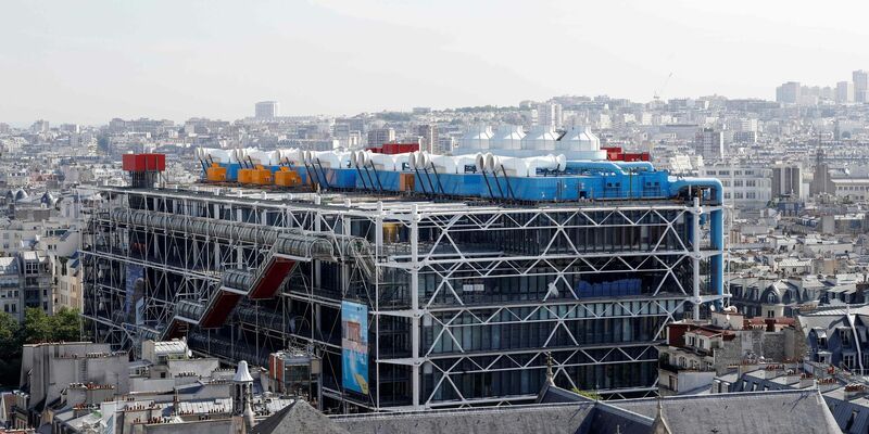 Das 1977 eröffnete Centre Pompidou. - Foto: Francois Guillot/AFP/dpa