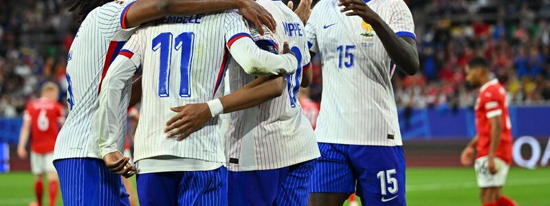 Favorit Frankreich besiegte Österreich in einer spannenden Partie mit 1:0. - Foto: Marius Becker/dpa