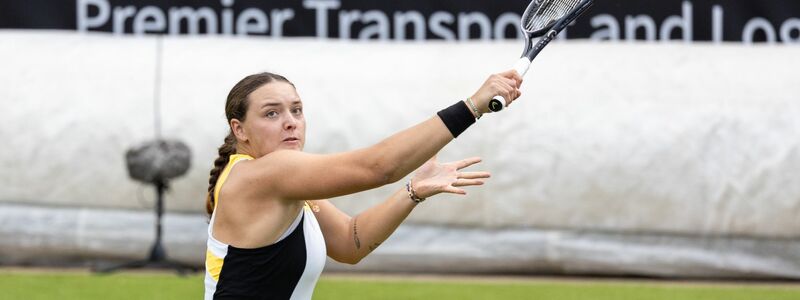 Jule Niemeier sorgte in Bad Homburg für eine Überraschung. - Foto: Hannes P Albert/dpa