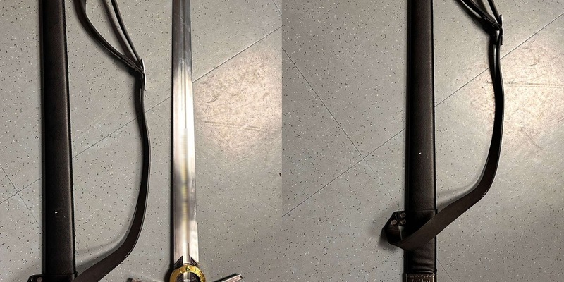 BPOL NRW: 26-Jähriger mit Schwert im Bahnhof angetroffen - Bundespolizei ermittelt und weist auf Allgemeinverfügung hin - Foto: presseportal.de