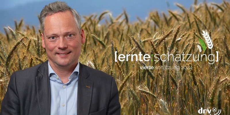 Vierte DRV-Ernteschätzung 2024 / Niederschläge wirken sich nicht auf Erntemenge aus - Foto: presseportal.de