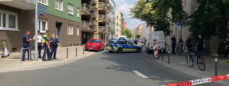 Mehrere Häuser sind evakuiert worden. - Foto: Irena Güttel/dpa