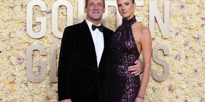 Jon Hamm und Anna Osceola hatten sich beim Dreh der finalen Folge der Dramaserie «Mad Men» kennengelernt. - Foto: Jordan Strauss/Invision via AP/dpa