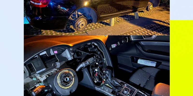 POL-DU: Röttgersbach: Unbekannte schlachten geparktes Auto aus - Foto: presseportal.de