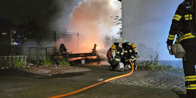 FW-M: Brand im Freien (Josephsburg) - Foto: presseportal.de