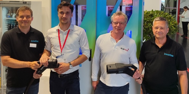 Elbtaxi GmbH und innofas GmbH kündigen strategische Partnerschaft auf der Power2Drive an - Foto: presseportal.de