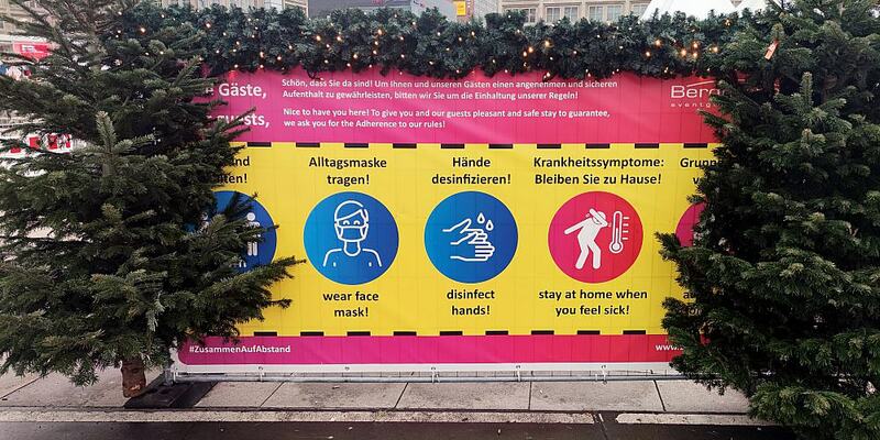 Weihnachtsmarkt unter Corona-Bedingungen (Archiv) - Foto: über dts Nachrichtenagentur