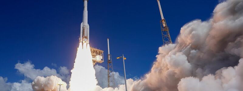 Der Starliner auf dem Weg zur ISS. (Archivbild) - Foto: John Raoux/AP/dpa