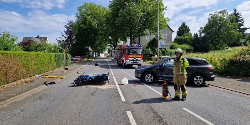 FW Menden: Tödlicher Verkehrsunfall auf der Werler Straße - Foto: presseportal.de