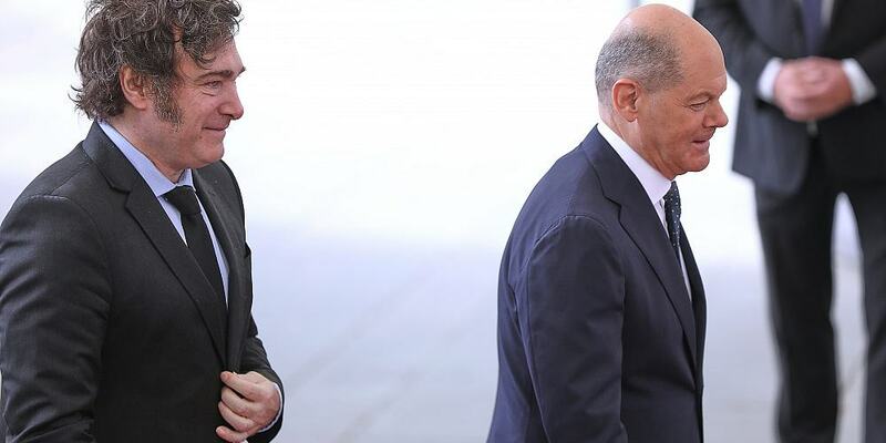 Javier Milei und Olaf Scholz am 23.06.2024 - Foto: über dts Nachrichtenagentur