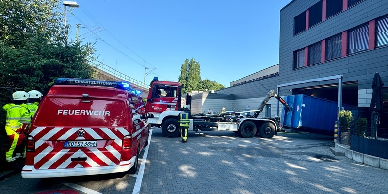 FW-BO: Brand im Müllraum eines Supermarktes in der Innenstadt - Foto: presseportal.de