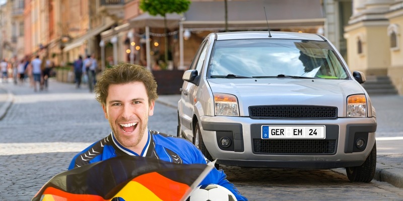 Die EM kommt im Straßenverkehr an - KennzeichenStar.de verzeichnet starke Nachfrage nach EM 24 Wunschkennzeichen - Foto: presseportal.de