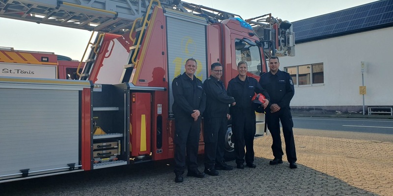FW Tönisvorst: Ein neuer Zugführer für die Feuerwehr Tönisvorst - Foto: presseportal.de