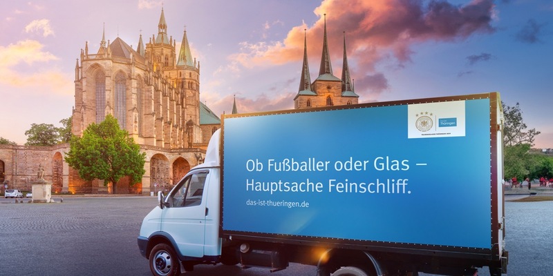 EURO24: Thüringen-Image profitiert von DFB-Besuch / Bundesweite Meinungsumfrage bestätigt: DFB-Trainingscamp stärkt das positive Image des Freistaats / Tiefensee: Ein nachhaltiger Erfolg für Thüringen - Foto: presseportal.de