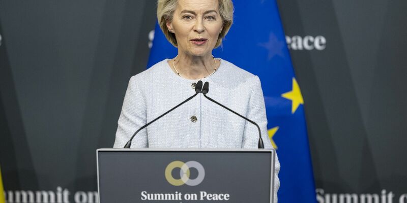 Ursula von der Leyen ist für eine zweite Amtszeit als Präsidentin der EU-Kommission nominiert. - Foto: Alessandro Della Valle/KEYSTONE/EDA/POOL/dpa