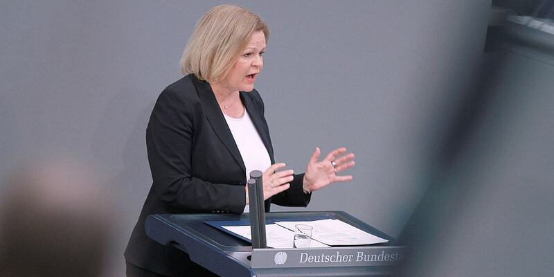 Nancy Faeser (Archiv) - Foto: über dts Nachrichtenagentur