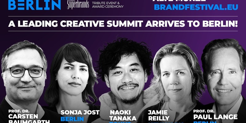 New York, Tokio, Stockholm: BrandFestival Berlin 2024 stellt hochkarätiges internationales Speaker-Line-up vor - Foto: presseportal.de