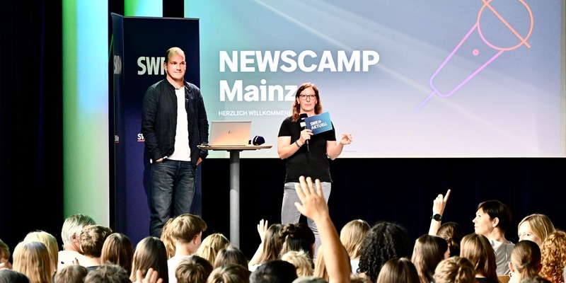 Einblick in die Welt der Nachrichten: SWR Newscamp in Mainz - Foto: presseportal.de