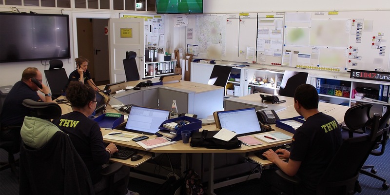 THW LVBEBBST: THW seit zwei Wochen im Einsatz für die Fußball-Euro 2024 - Foto: presseportal.de