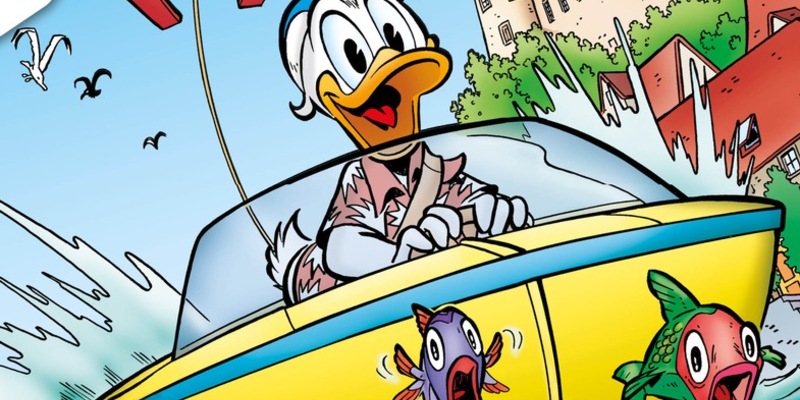 Donald Duck auf turbulenter Mission am Bodensee im neuen Micky Maus Magazin - Foto: presseportal.de