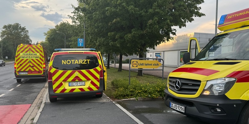 FW Dresden: Schweres Gewitter sorgt für mehrere Feuerwehreinsätze - Foto: presseportal.de