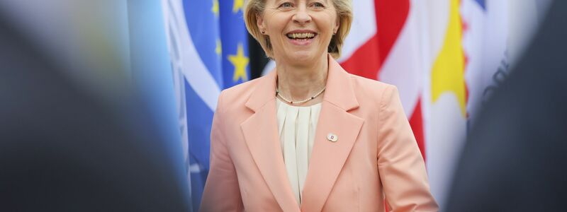 Ursula von der Leyen könnte vor einer zweiten Amtszeit als EU-Kommissionpräsidentin stehen. - Foto: Denis Balibouse/KEYSTONE/REUTERS/POOL/dpa