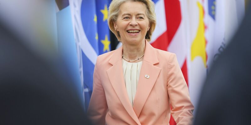 Ursula von der Leyen steht vor einer zweiten Amtszeit als EU-Kommissionpräsidentin. - Foto: Denis Balibouse/KEYSTONE/REUTERS/POOL/dpa