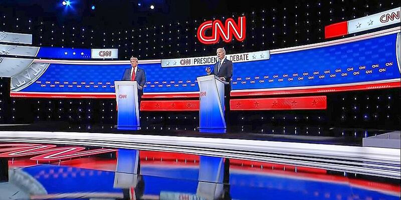 TV-Duell zwischen Trump und Biden am 27.06.2024 - Foto: über dts Nachrichtenagentur