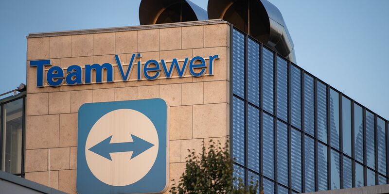 Blick auf den Hauptsitz von Teamviewer in Göppingen. - Foto: Sebastian Gollnow/dpa