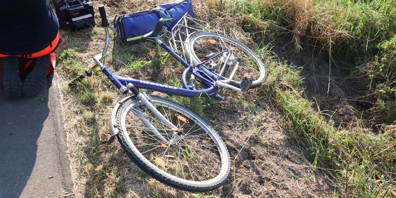 POL-HF: Radfahrerin bei Unfall verletzt- Zusammenstoß beim Abbiegen - Foto: presseportal.de