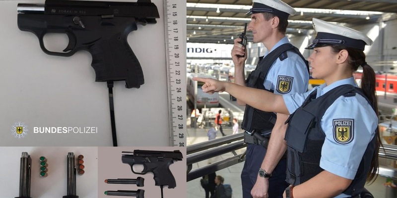 Bundespolizeidirektion München: Mann mit Waffe am Bahnhof Starnberg - 36-Jähriger unter Alkohol- und Drogeneinfluss - Foto: presseportal.de