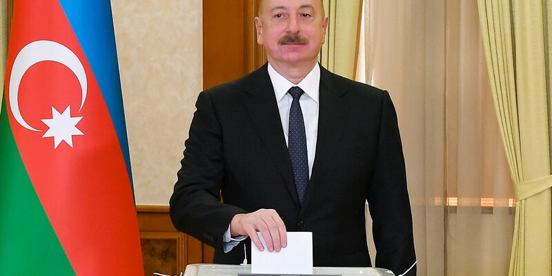 Der amtierende aserbaidschanische Präsident: Ilham Aliyev. - Foto: Vugar Amrullaev/AZERTAC/AP/dpa