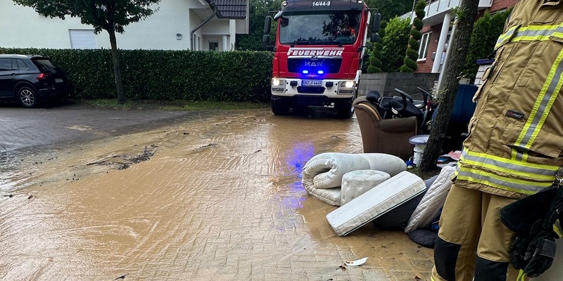 FW Osterholz-Scharm.: Starkregenlage - Foto: presseportal.de