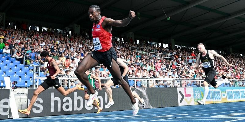 Sprinter Owen Ansah stellte einen Rekord auf. - Foto: Sven Hoppe/dpa
