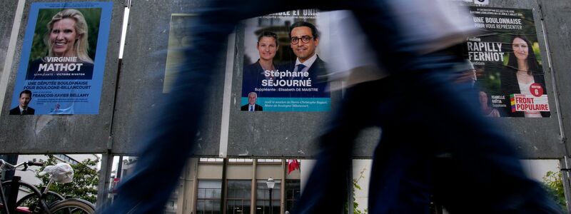 Die mit Spannung erwartete Parlamentsneuwahl in Frankreich geht in die erste Runde. - Foto: Christophe Ena/AP/dpa