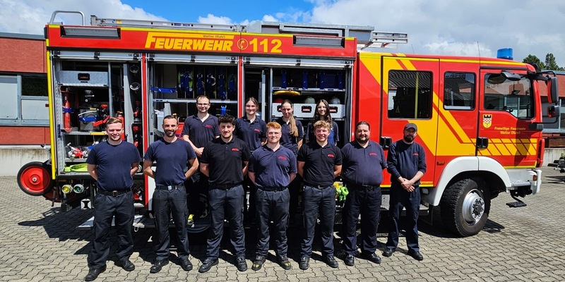FW-EN: Wetter - ehrenamtliche Einsatzkräfte bestehen Grundausbildung - Foto: presseportal.de