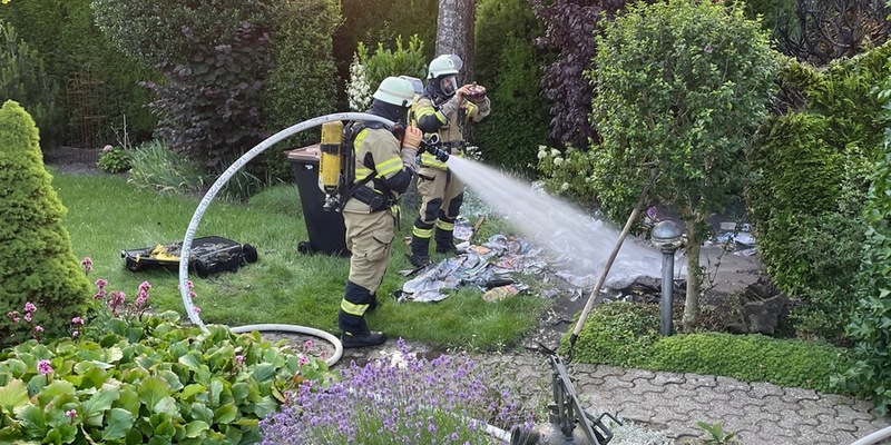 FW Xanten: Mehrere Brandeinsätze am Wochenende - Foto: presseportal.de