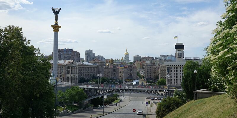 Unabhängigkeitsplatz in Kiew (Archivbild) - Foto: Friedemann Kohler/dpa