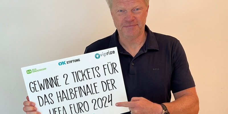 Oliver Kahn-Stiftung und SOS-Kinderdorf e.V. vereint für Kinder im Rahmen der UEFA EURO 2024 - Foto: presseportal.de
