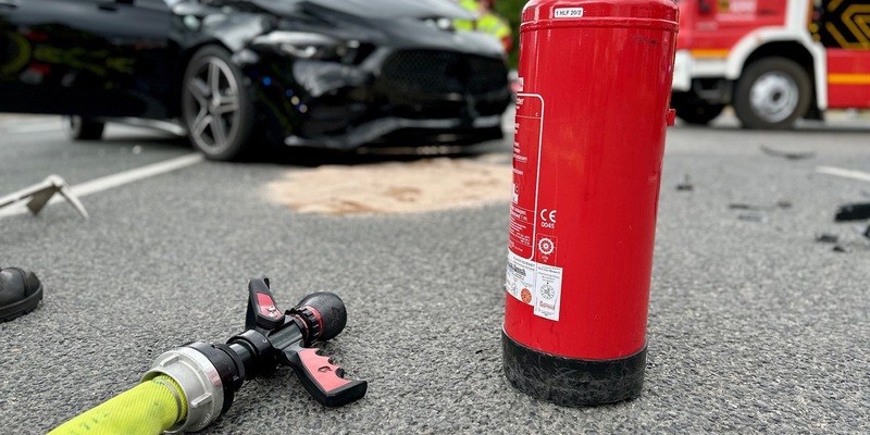 FW Alpen: Verkehrsunfall mit zwei Pkw - Foto: presseportal.de